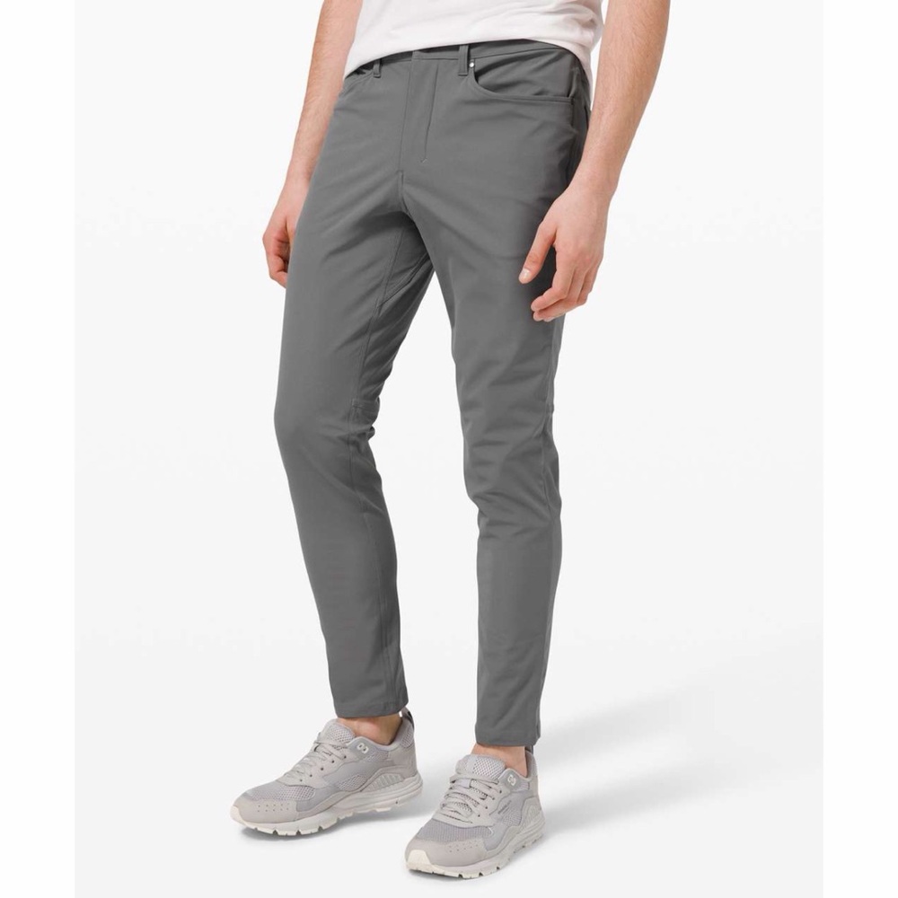 Lululemon ABC Pant Slim Warpstreme Asphalt Grey Men’s size 32” waist